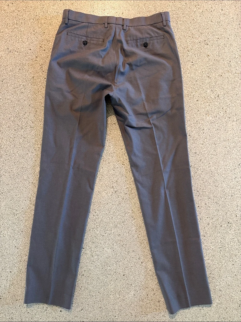 Banana Rebublic Non Iron Modern Slim Fit Gray Dress Chino Pants 31 x 34 NEW!